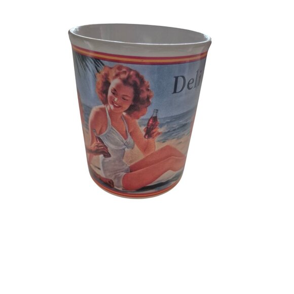 Coca Cola Vintage 1987 Retro Mug Heirloom Tradition Through the Years 1950 - Picture 2 of 5